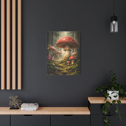 Fantasy Mushroom Forest Panorama Wall Art & Canvas Print
