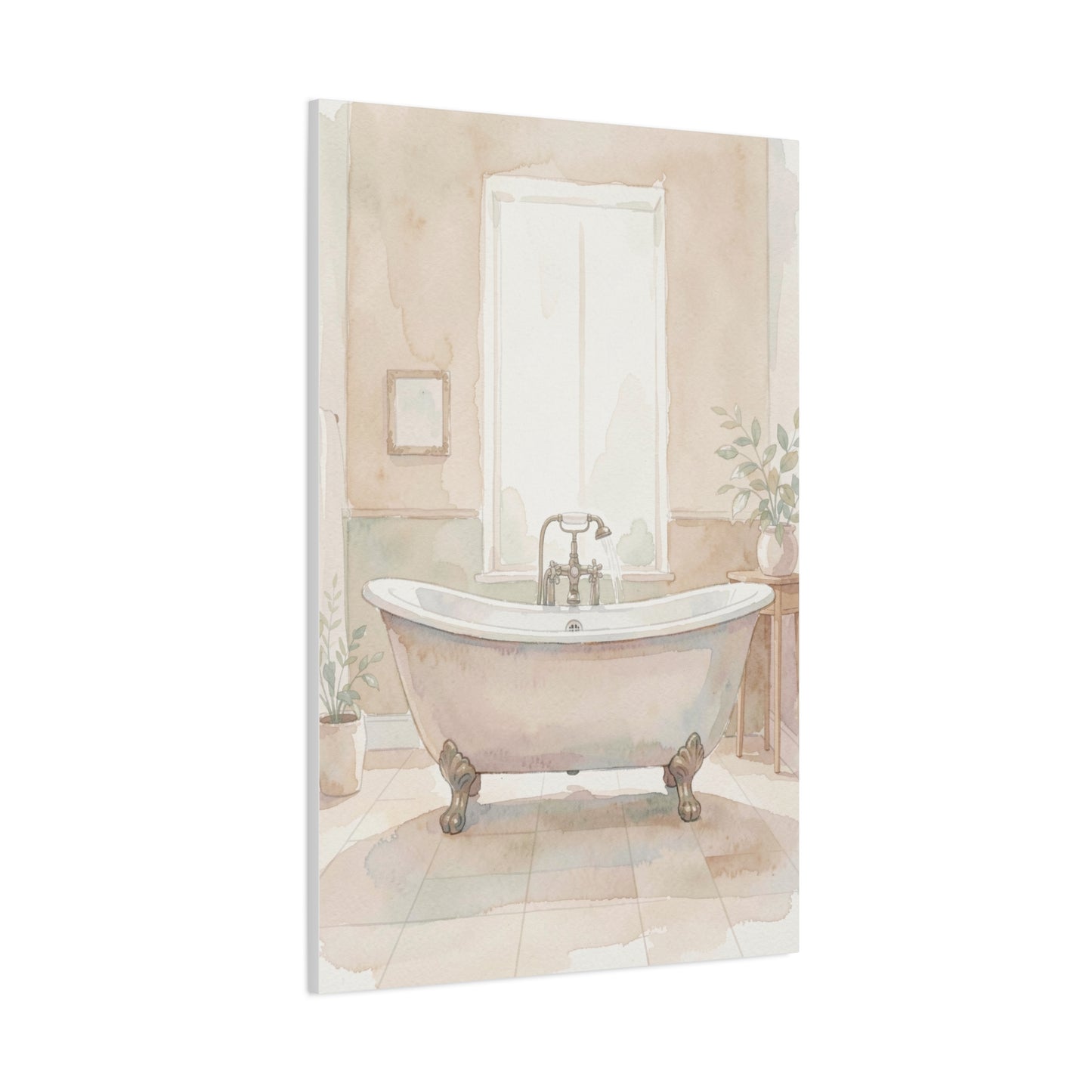 Vintage Clawfoot Bathtub Serenity Wall Art & Canvas Prints