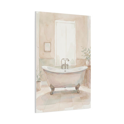 Vintage Clawfoot Bathtub Serenity Wall Art & Canvas Prints