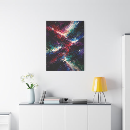 Oversized Jewel-Tone Abstract Expressionist Wall Art & Canvas Print