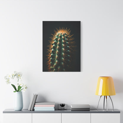 Golden Spine Barrel Cactus Close-Up Wall Art & Canvas Prints