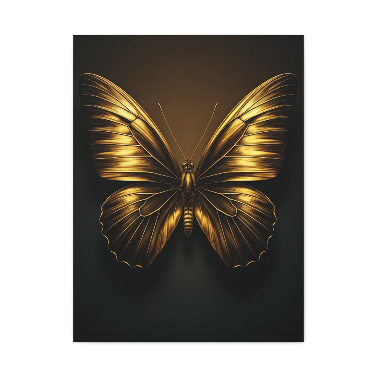 Golden Monarch Style Butterfly Elegance Wall Art & Canvas Prints
