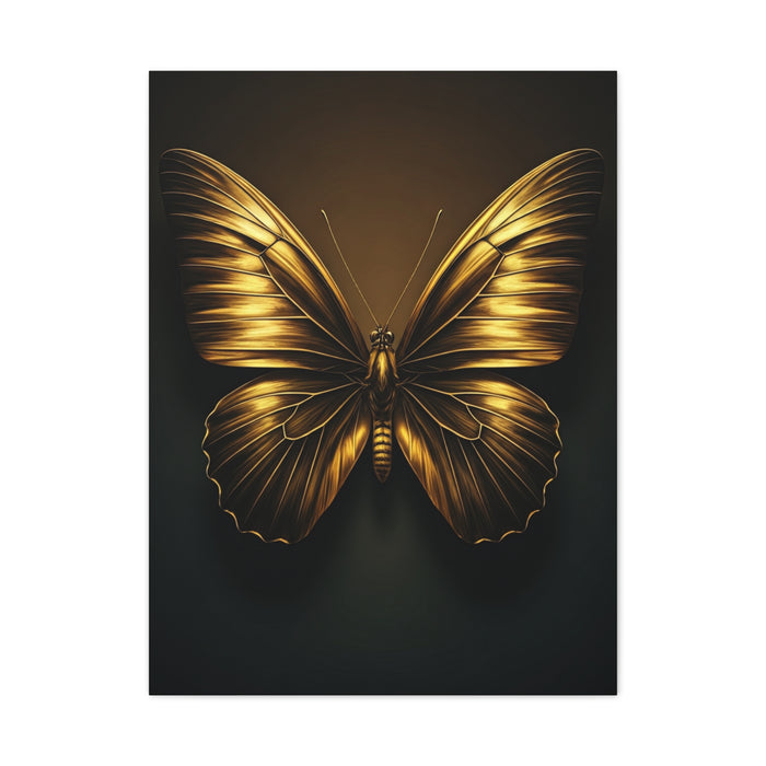 Golden Monarch Style Butterfly Elegance Wall Art & Canvas Prints