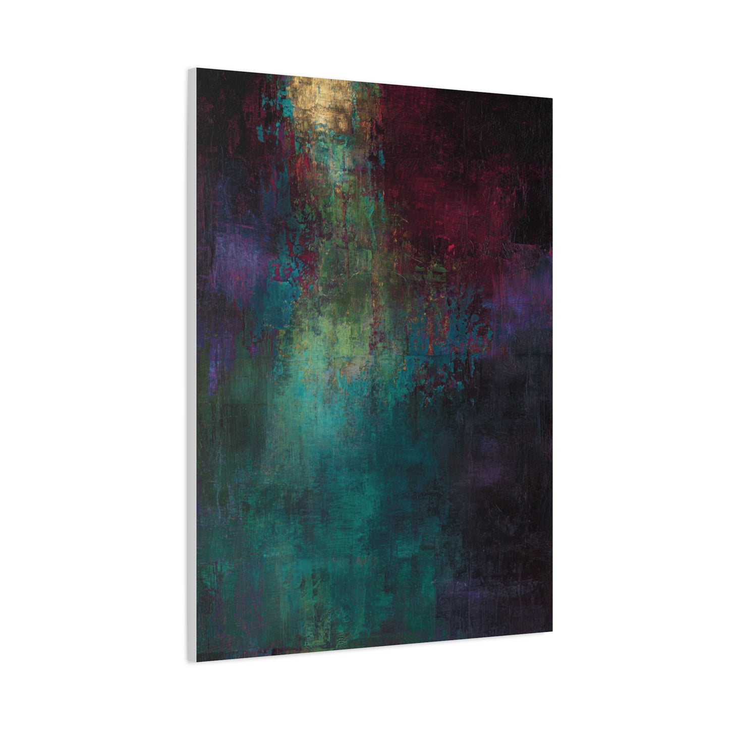 Jewel Tone Abstract Texture Wall Art & Canvas Print