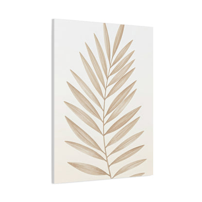 Neutral Palm Silhouette Wall Art & Canvas Prints