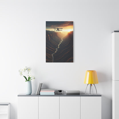 Canyon Flight Into Golden Distance Wall Art & Canvas Prints