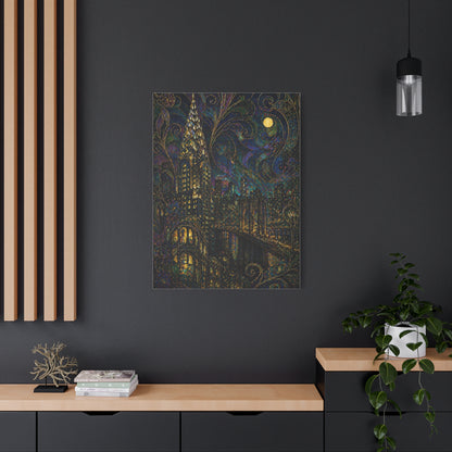 Art Nouveau Manhattan Fantasy Wall Art & Canvas Print