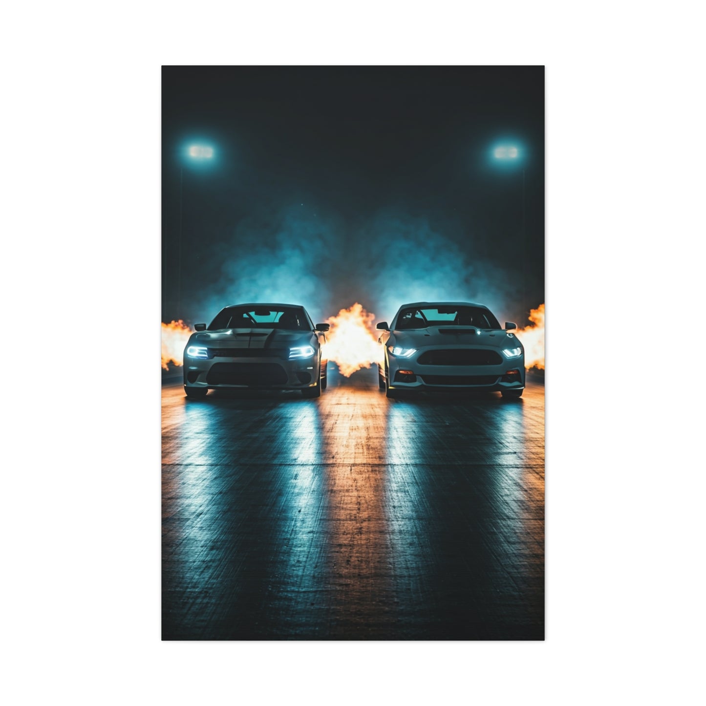 Fireline Standoff – Hellcat vs Supercharged Mach 1 Wall Art & Canvas Prints