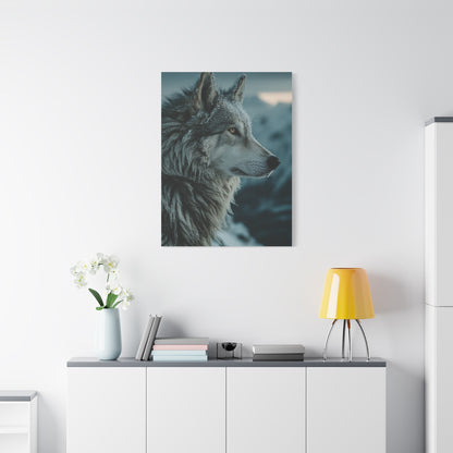 Siberian Husky Winter Ridge Portrait Wall Art & Canvas Print