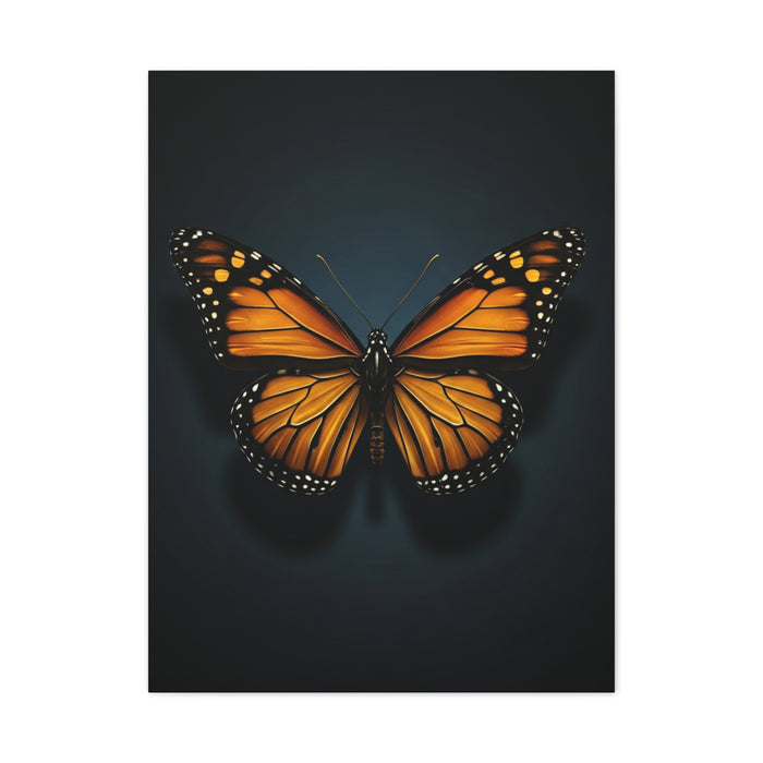 Monarch Butterfly Symmetry Portrait Wall Art & Canvas Prints