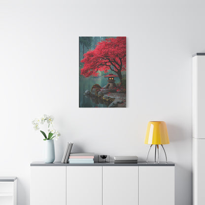 Japanese Maple Garden Autumn Wall Art & Canvas Print