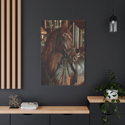 Regal Saddle Horse Portrait Wall Art & Canvas Print