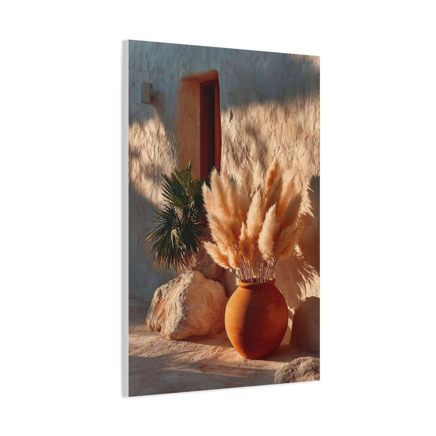 Pampas Grass Terracotta Still Life Wall Art & Canvas Print
