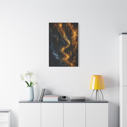 Liquid Gold Abstract Bar Atmosphere Wall Art & Canvas Print