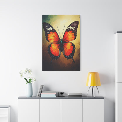 Golden Glow Butterfly Artwork Wall Art & Canvas Prints
