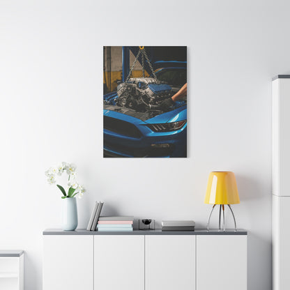 Ford Mustang Shelby GT350 Performance Build Workshop Wall Art & Canvas Prints