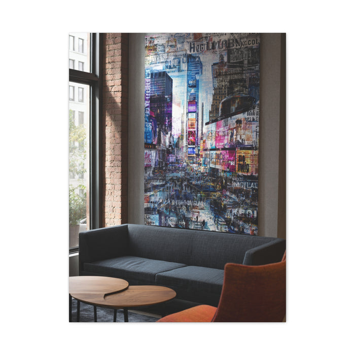 City And Culture Collage Artwork Wall Art & Canvas Print
