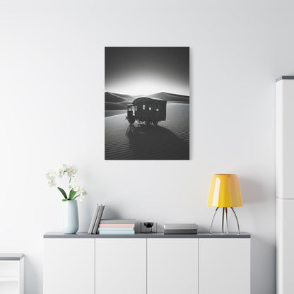 Desert Caravan in Moonlight Wall Art & Canvas Prints