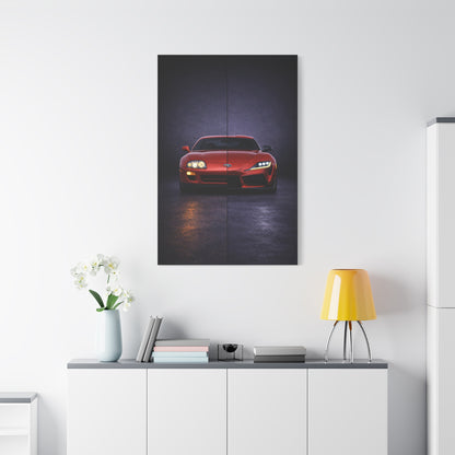 Toyota Supra Split Mk4 vs Mk5 Evolution Wall Art & Canvas Prints