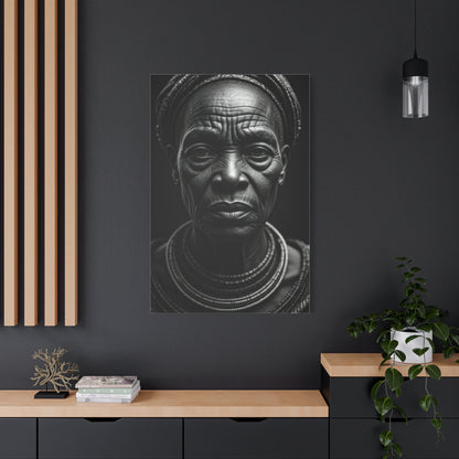 Enduring Grace Black & White Portrait Wall Art & Canvas Prints