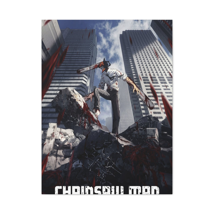 Chainsaw Man Poster Wall Art & Canvas Print