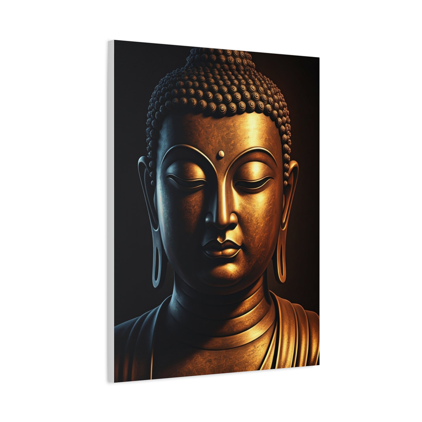 Golden Spark Buddha Meditation Wall Art & Canvas Prints