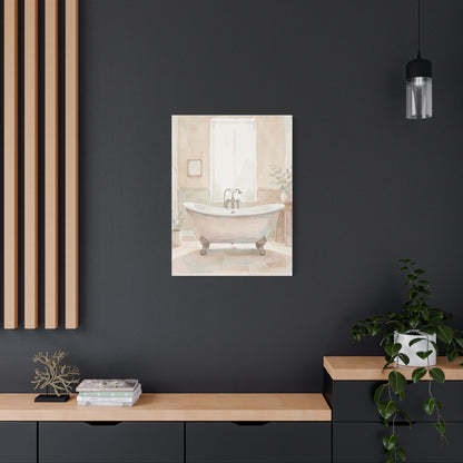 Vintage Clawfoot Bathtub Serenity Wall Art & Canvas Prints