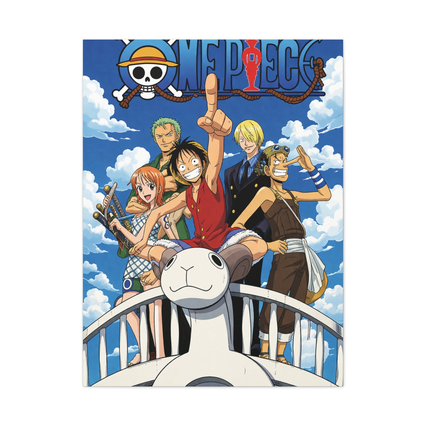 One Piece East Blue Going Merry Poster Wall Art & Canvas Print