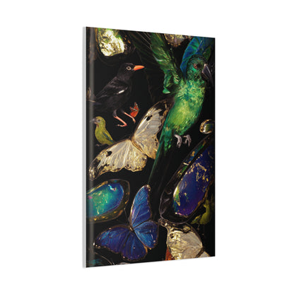 Jewel Tone Birds and Butterflies Wall Art & Canvas Print