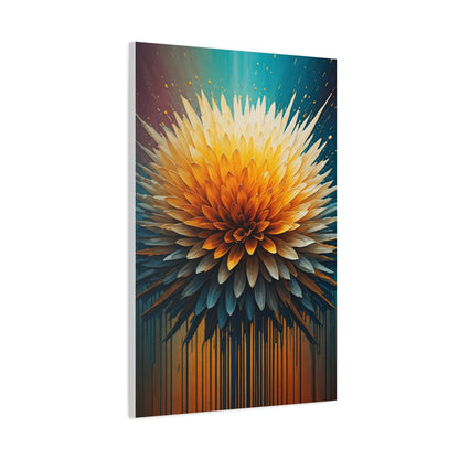 Solar Bloom Burst Wall Art & Canvas Print