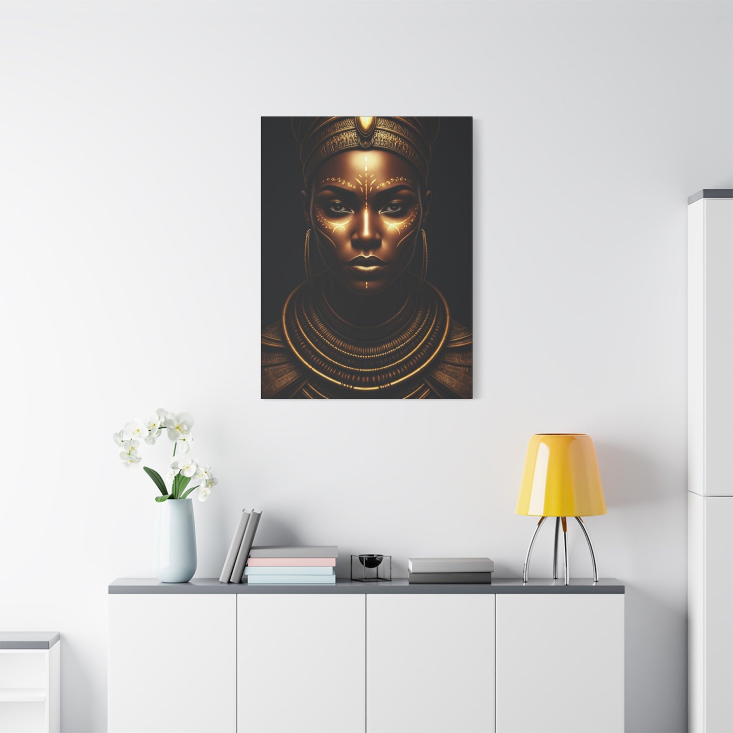 Sacred Queen of Gold Wall Art & Canvas Prints