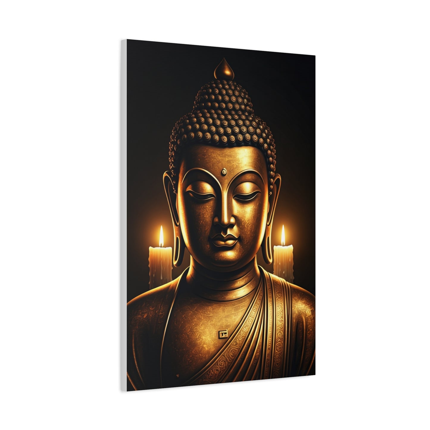 Candlelight Serenity Buddha Wall Art & Canvas Prints