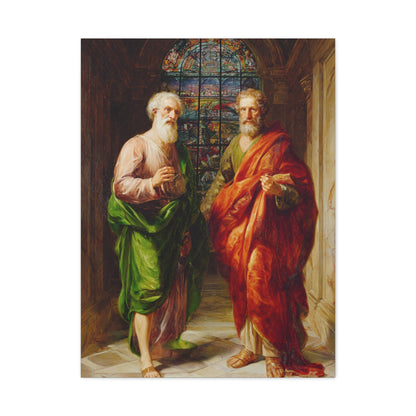 St Peter and St Paul in Cathedral Light Wall Art & Canvas Print