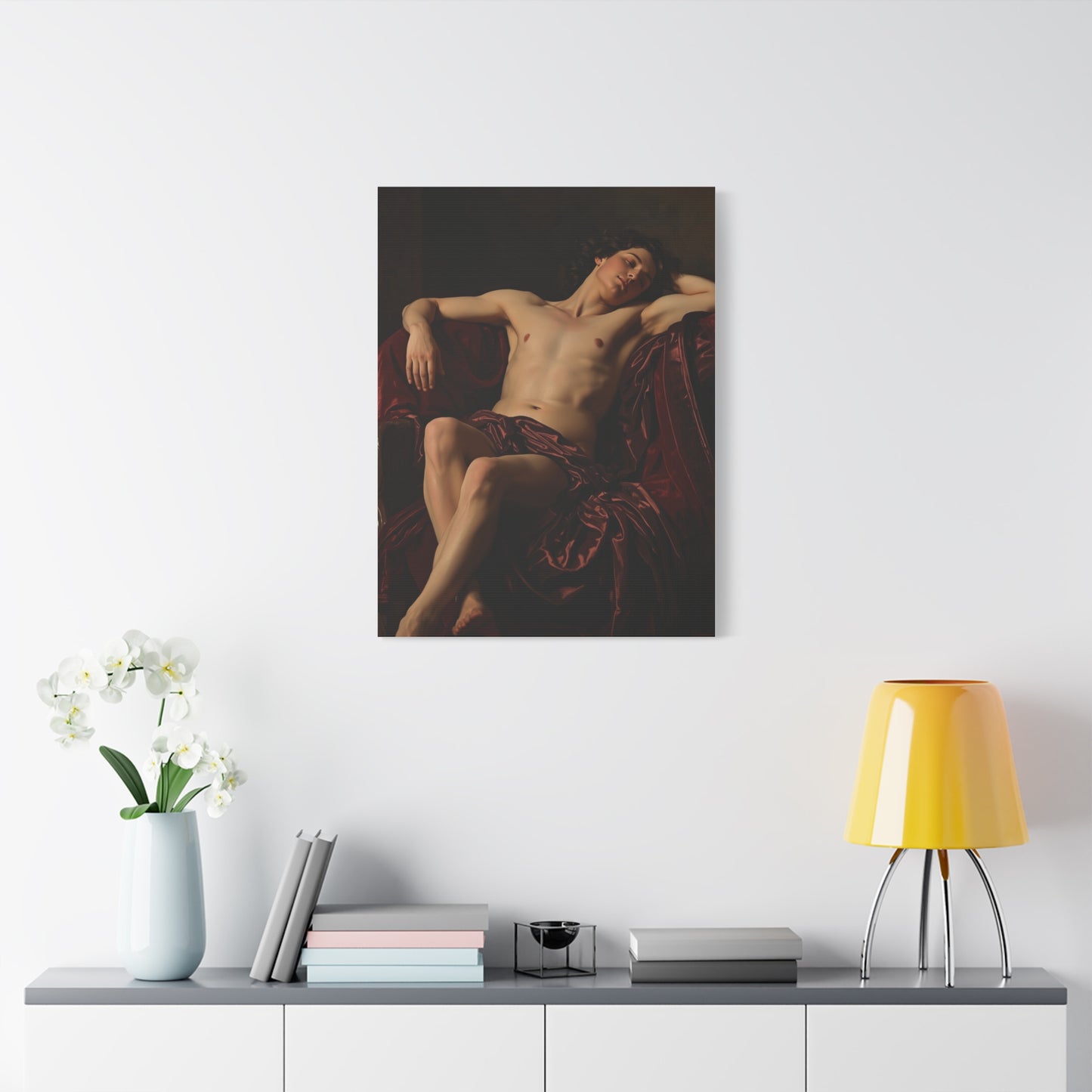 Classical Draped Male Figure Wall Art & Canvas Print