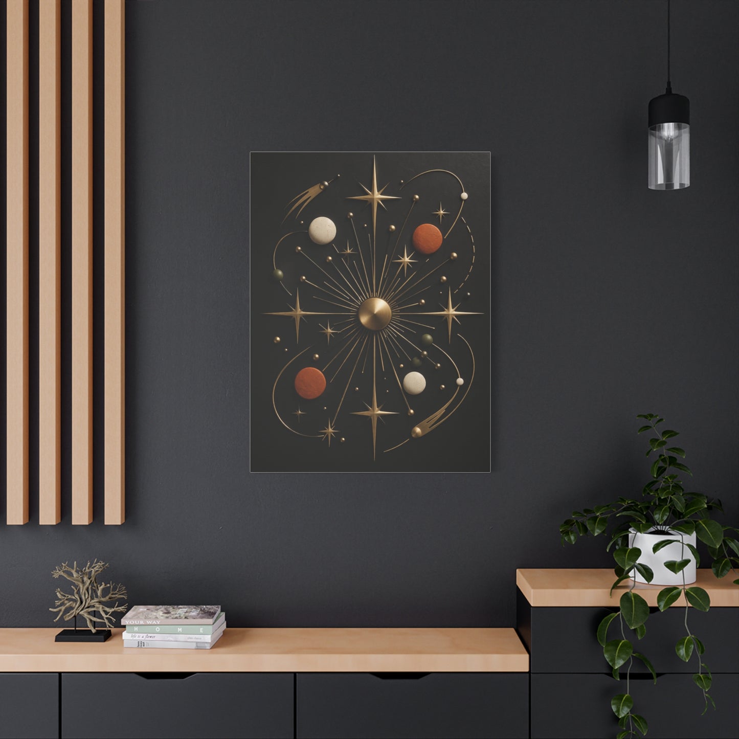 Atomic Starburst Constellation Wall Art & Canvas Print