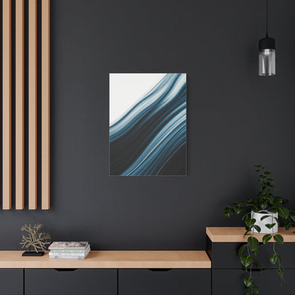 Midnight Tide Flow Abstract Wall Art & Canvas Prints