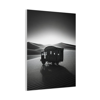 Desert Caravan in Moonlight Wall Art & Canvas Prints