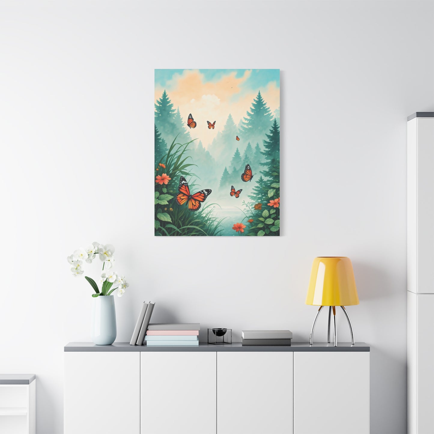 Forest Whisper Butterflies Wall Art & Canvas Prints