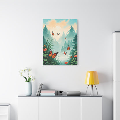 Forest Whisper Butterflies Wall Art & Canvas Prints