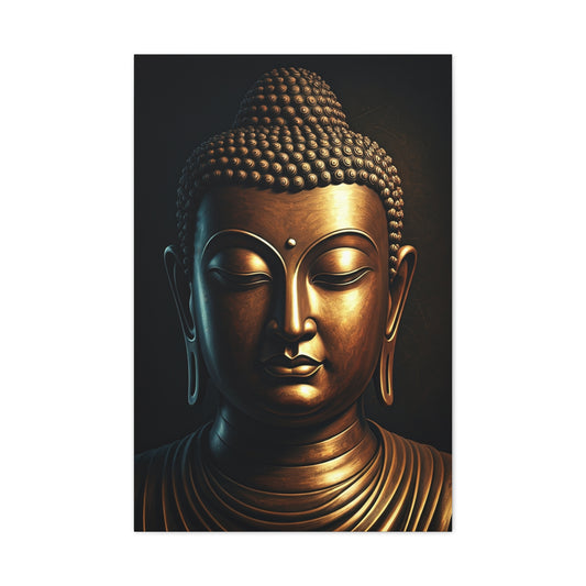 Midnight Glow Buddha Meditation Wall Art & Canvas Prints
