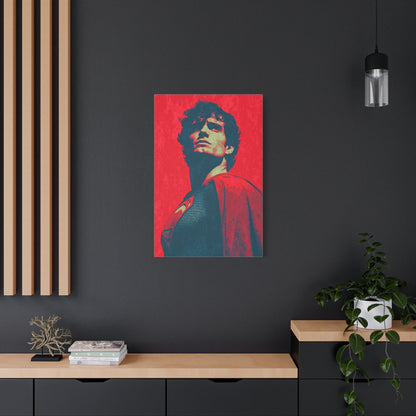 Man of Steel Superman Pop Art Movie Poster Wall Art & Canvas Print