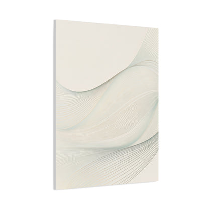 Soft Ivory Flow Texture Wall Art & Canvas Prints