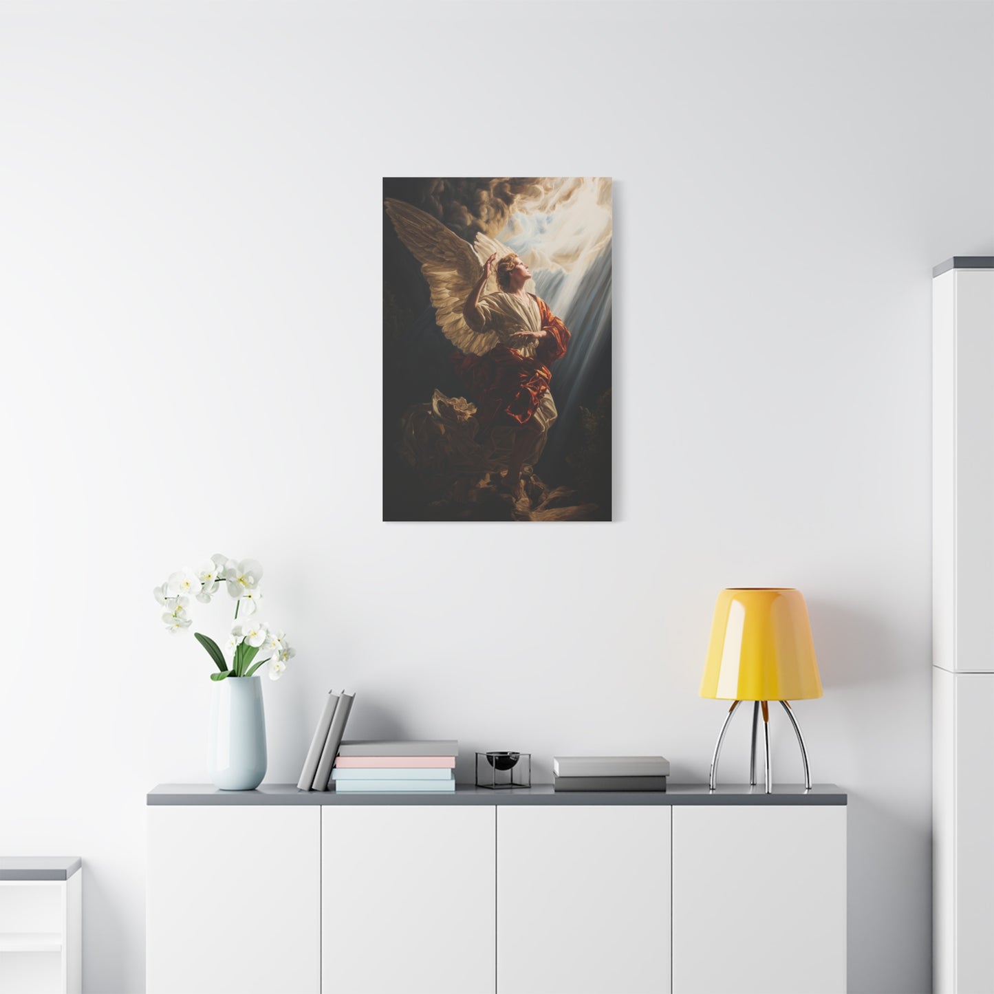 Michelangelo-inspired Angel Wall Art & Canvas Print