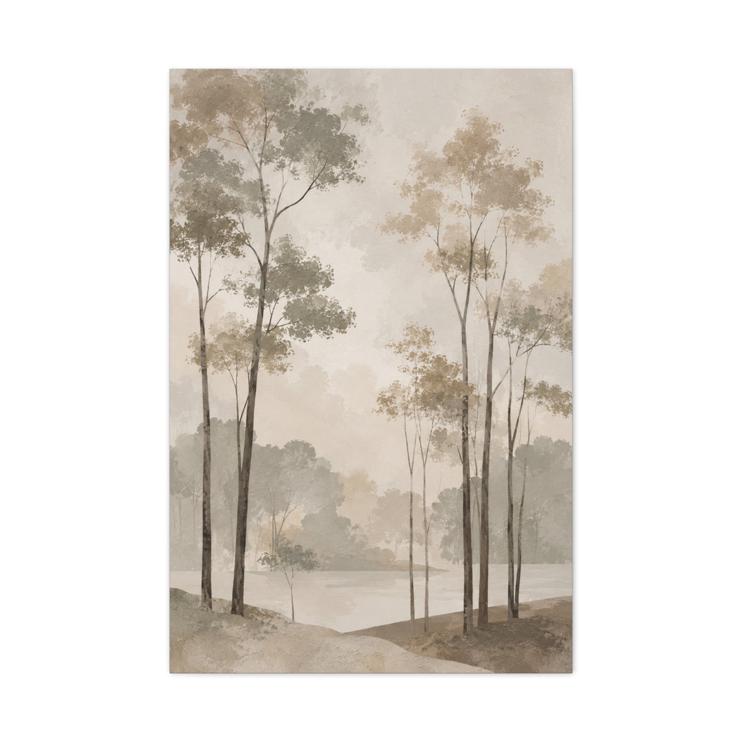 Japandi Minimal Tree Landscape Trees Wall Art & Canvas Print