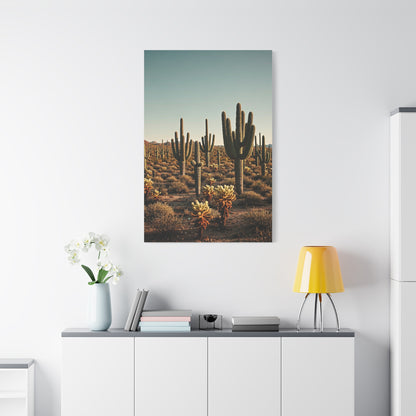 Saguaro Valley Desert Landscape Wall Art & Canvas Prints