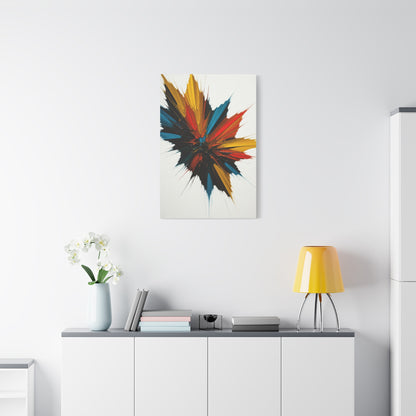 Warm Fragmented Abstract Wall Art & Canvas Prints