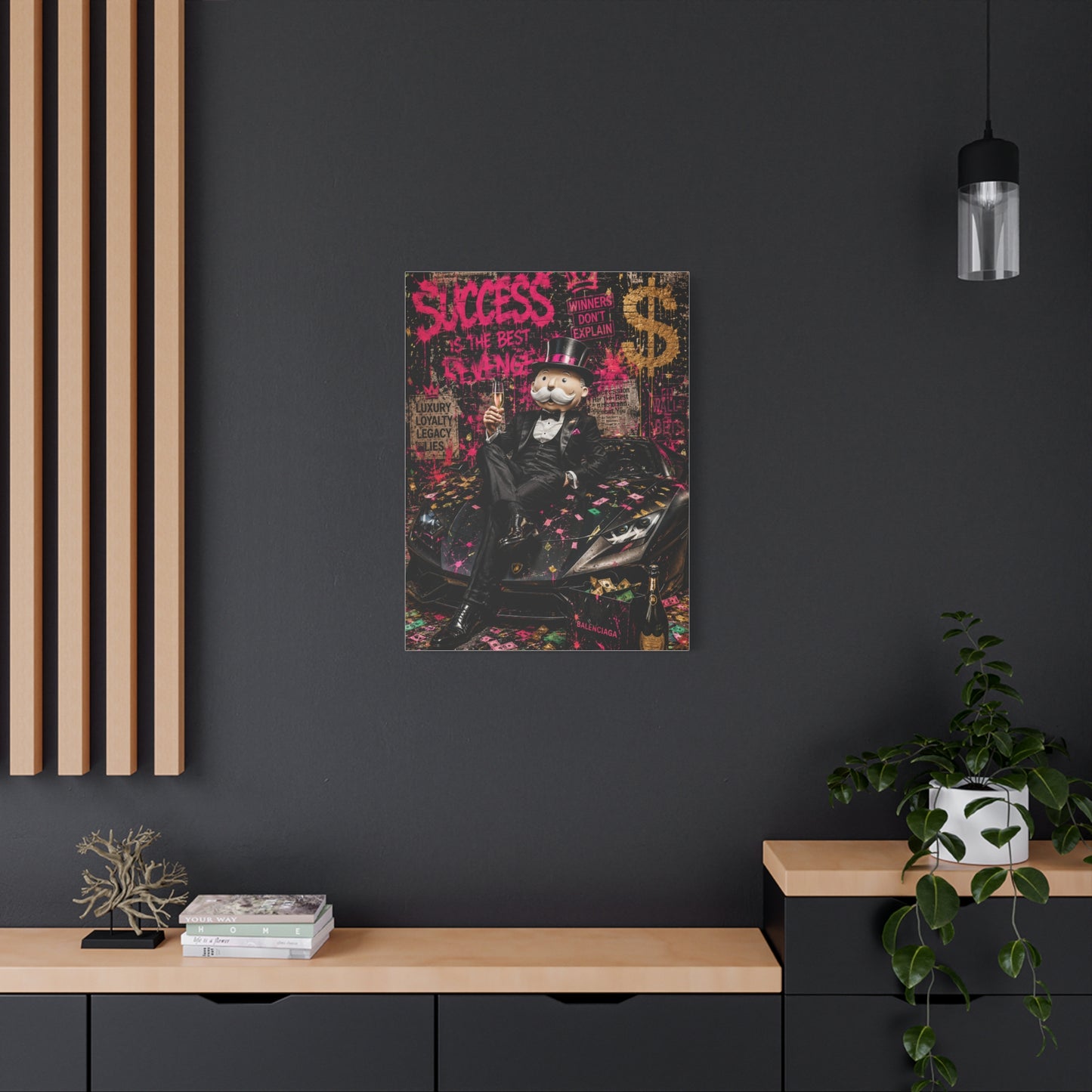 Luxury Street Pop Billionaire Rebel Street Wall Art & Canvas Print