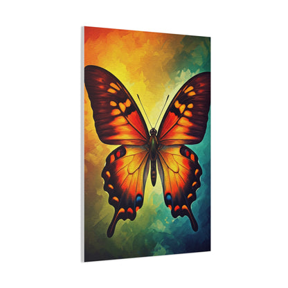 Fiery Monarch Butterfly Spectrum Wall Art & Canvas Prints