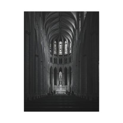 Gothic Cathedral Nave Light Wall Art & Canvas Prints
