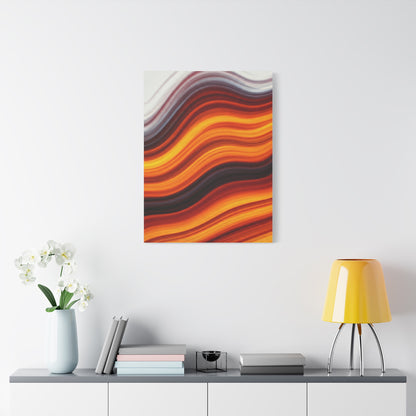Ember Wave Horizon Abstract Wall Art & Canvas Prints
